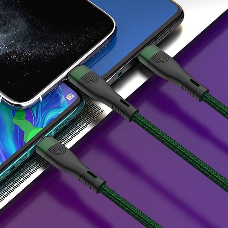 Cáp SạC Nhanh 5Ft 66W Cho Android Ios USB 3 Trong 1 Đa Năng