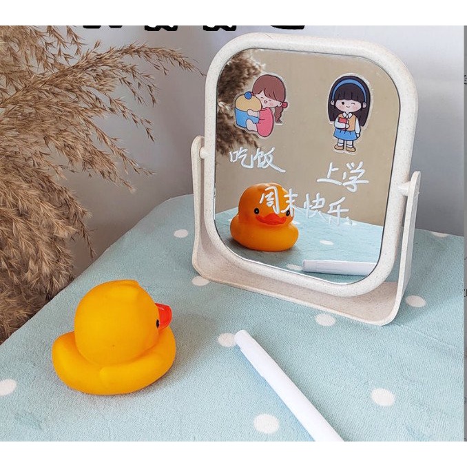 Gương lúa mạch trang điểm- Gương để bàn decor