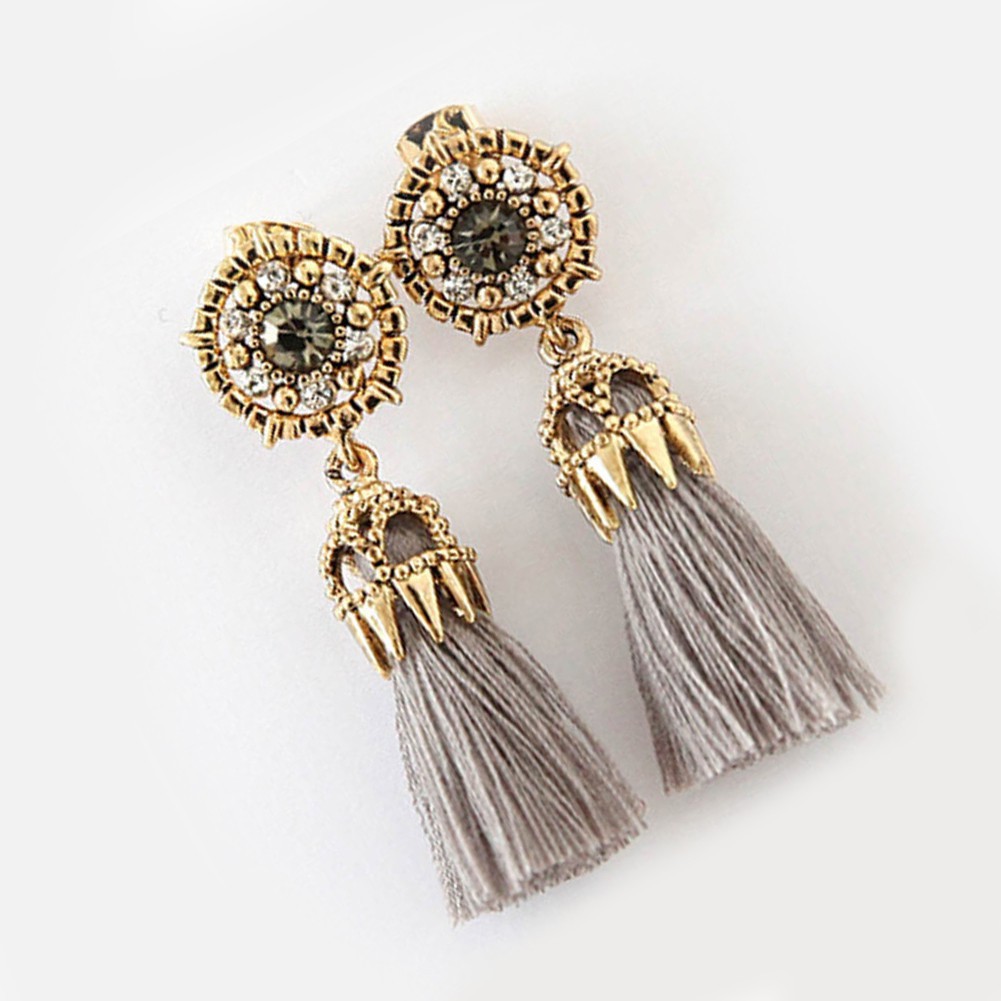 Hoa tai dáng dài phong cách Vintage cho nữ