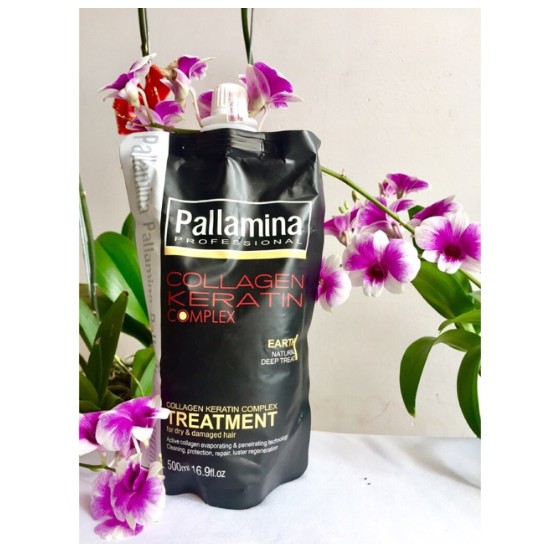 Hấp dầu Palamina Collagen Keratin Complex 500ml