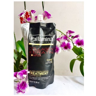 Hấp dầu Palamina Collagen Keratin Complex 500ml