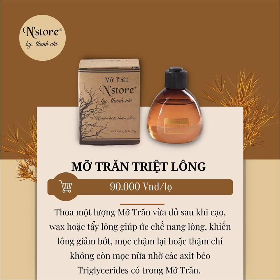 COMBO WAXING TIẾT KIỆM ( SÁP WAX - MỠ TRĂN )