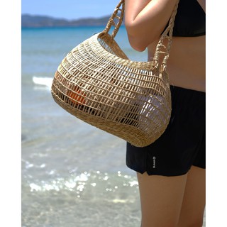 Giỏ Cói/ Túi Cói có quai đựng cây, đựng đồ, đi biển