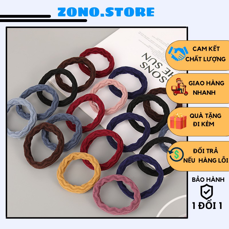 Dây cột tóc, dây buộc tóc co dãn đàn hồi cao liền mạch và bền siêu dễ thương cute  cho mẹ và bé