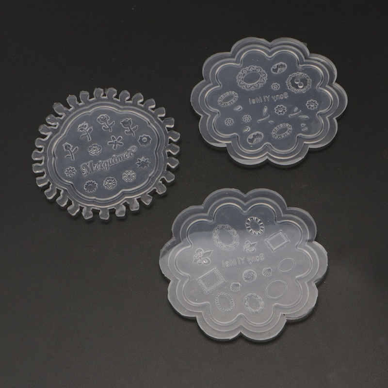 Khuôn Silicone Chạm Khắc Móng Hình Hoa 3D