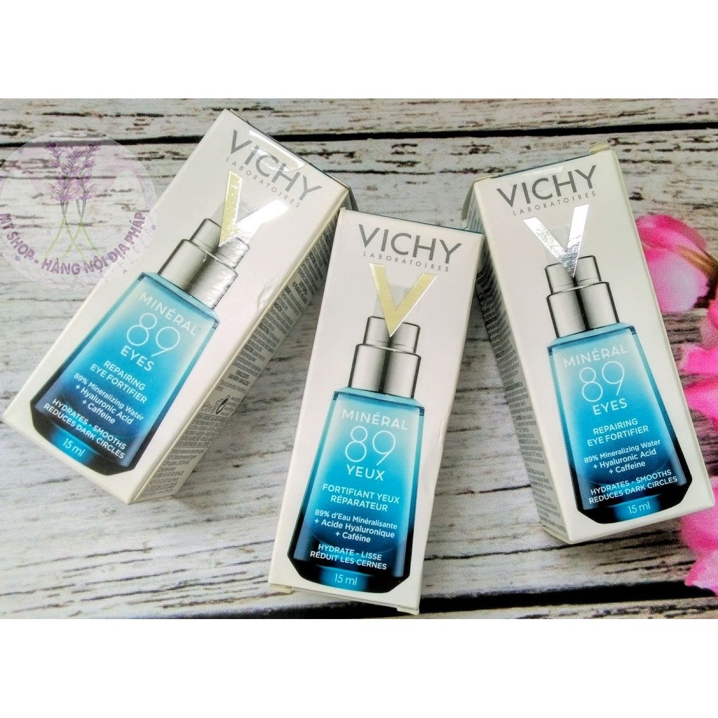 [Nội địa Pháp] Serum giảm thâm, bọng mắt và nếp nhăn Vichy mineral 89 EYES