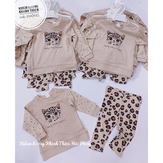 Set quần áo mèo beige HM H&M_hàng chính hãng authentic