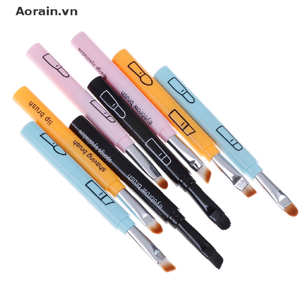 (Hàng Mới Về) Cọ Trang Điểm 4 Trong 1 Có Thể Mang Theo Và Thuận Tiện