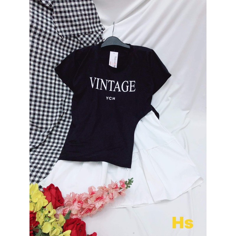 Sét áo VINTAGE + chân váy trắng HS61 | BigBuy360 - bigbuy360.vn