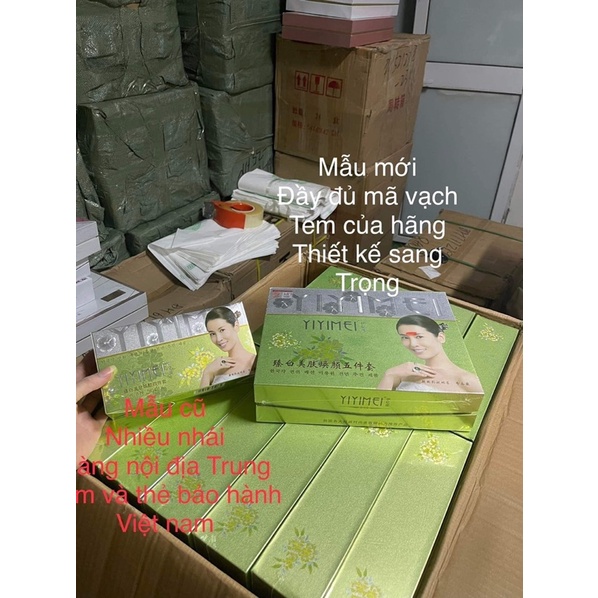 Bộ Mỹ Phẩm Yiyime mẫu mới nhất Kem Dưỡng Trắng Da Xóa Mờ Mám, Tàn Nhang