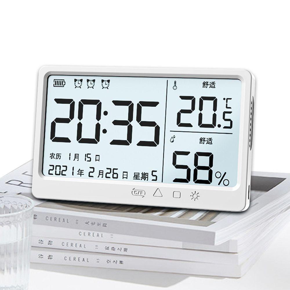 Đồng Hồ Báo Thức Điện Tử Màn Hình LCD Hiện Đại