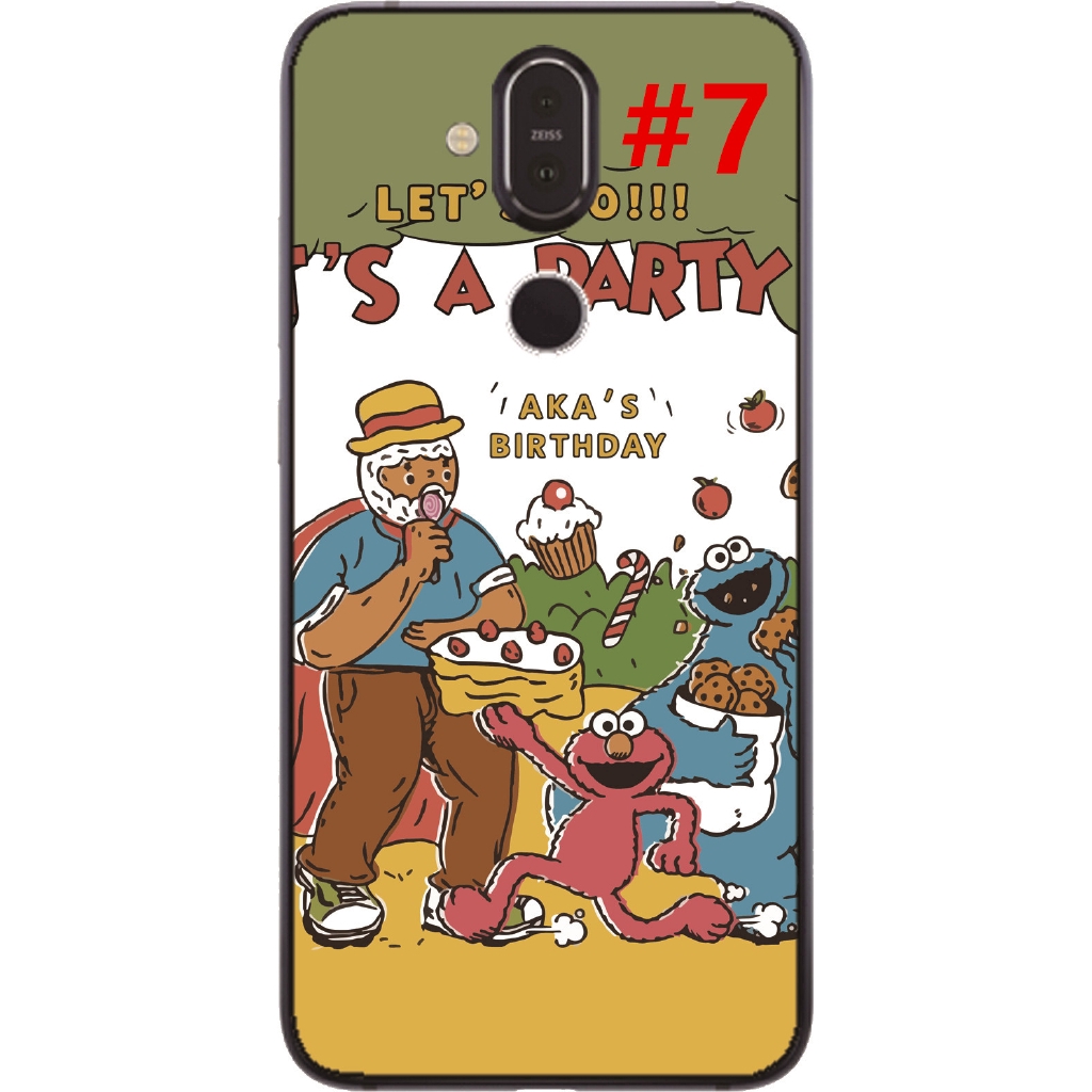 Ốp điện thoại hình hoạt họa Sesame Street dành cho Nokia 3.1 /5.1 Plus/X5 /6.1 Plus/X6 /7.1 Plus/X7