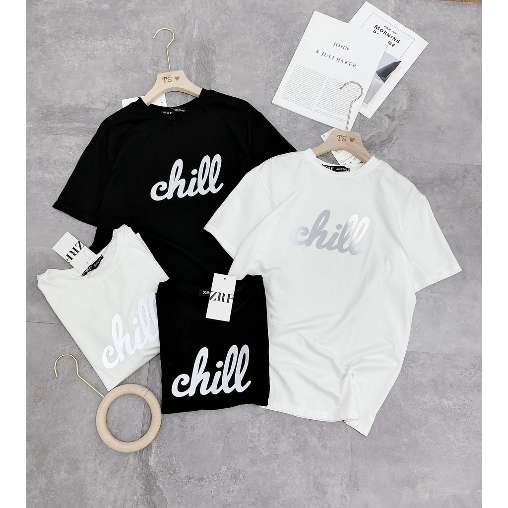 XẢ LỖ VỐN ÁO PHÔNG NỮ CHỮ CHILL PHẢN QUANG CHẤT MÁT | BigBuy360 - bigbuy360.vn