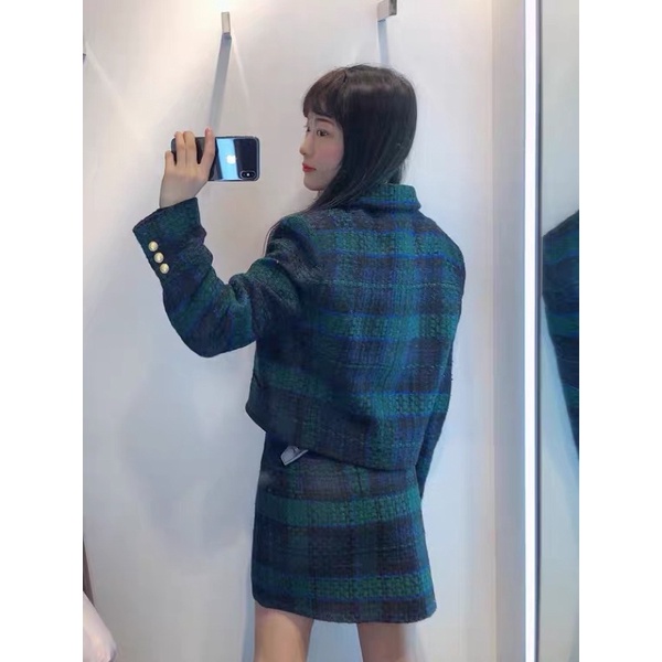 BỘ DẠ LỬNG VÀ VÁY MINI ZARA AUTHENTIC TUỒN STORE