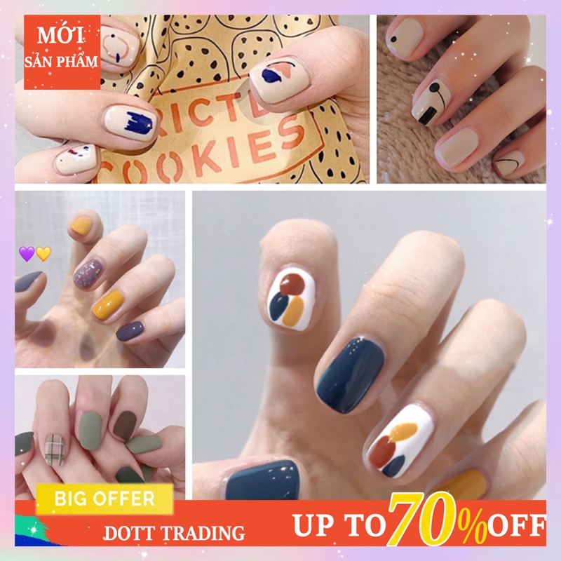 Miếng Dán Móng Tay 3D Chống Thấm Nước