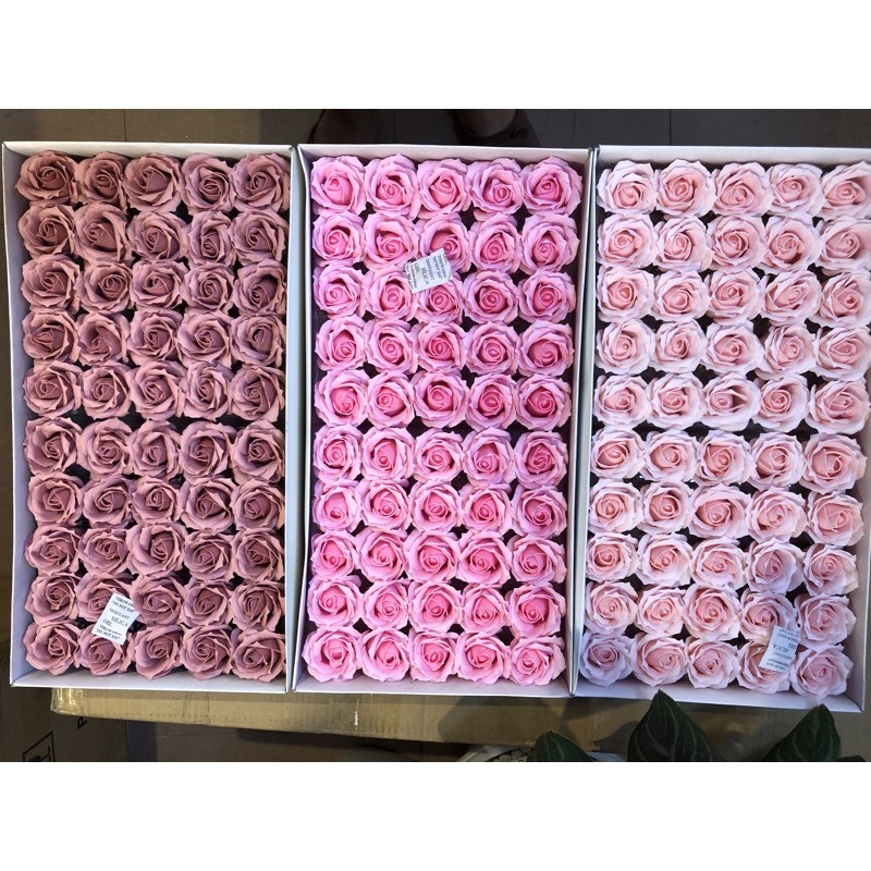 Hoa hồng sáp 6 lớp cánh xoăn