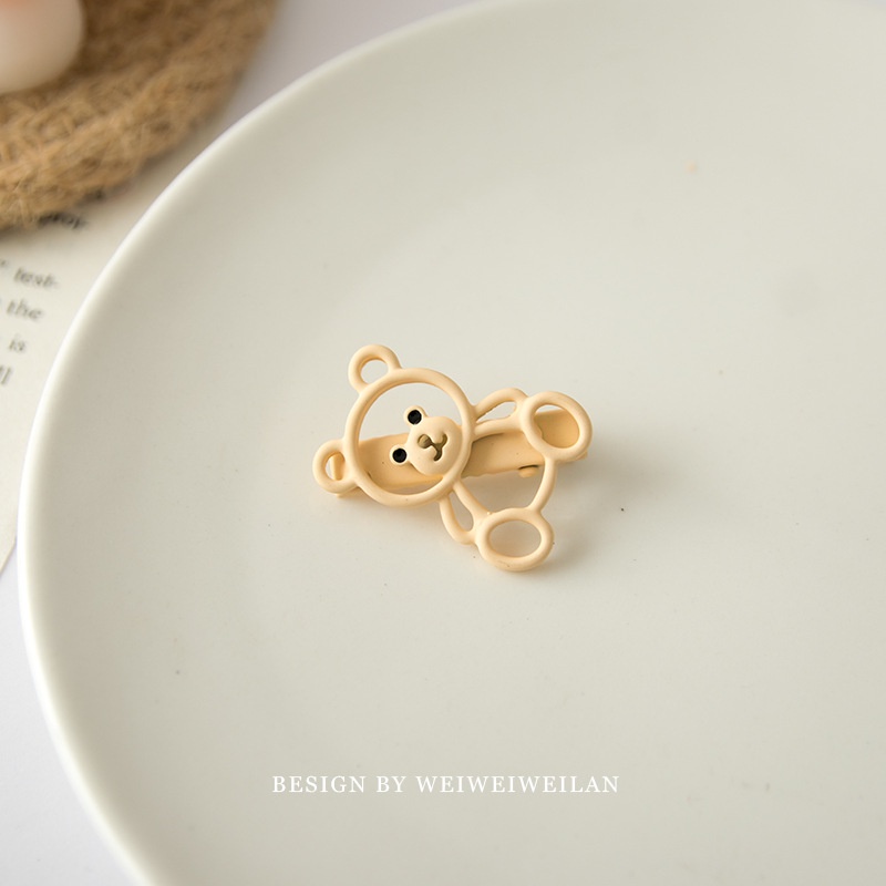 Kẹp Tóc Hàn Quốc Gấu Dễ Thương Phụ Kiện Thời Trang Cho Nữ AB027