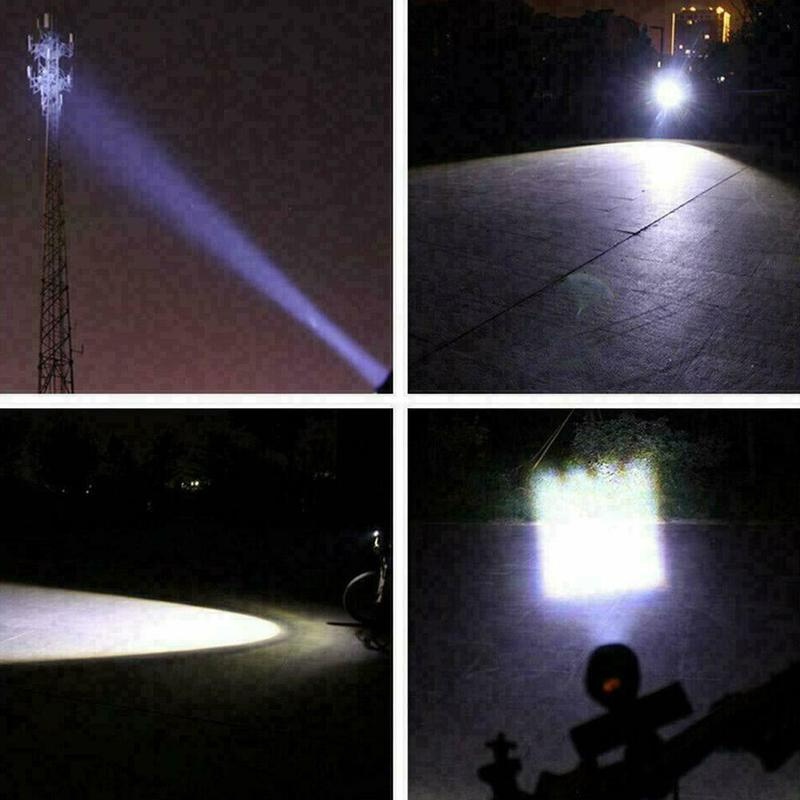 360° Đèn Pha T6 3 Chế Độ Bằng Hợp Kim Nhôm Chống Nước Có Thể Sạc Lại USB Cho Xe Đạp