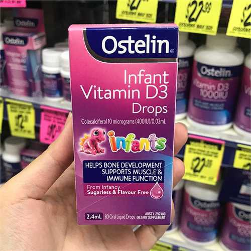 Ostelin nhỏ giọt Infant Vitamin D3 Drops 2.4mL Cho Bé sơ sinh Từ 0-12M của ÚC