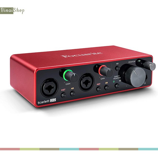 Sound card thu âm Focusrite Scarlett 2i2 Gen 3