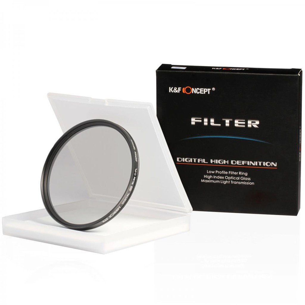 Kính lọc Filter CPL K&F Concept  hàng chính hãng - size 49mm đến 82mm