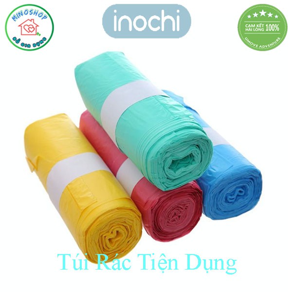 [3 Size] Lô 4 Túi Rác Tự Hủy Sinh Học Inochi Cao Cấp, Túi Đựng Rác Sinh Học