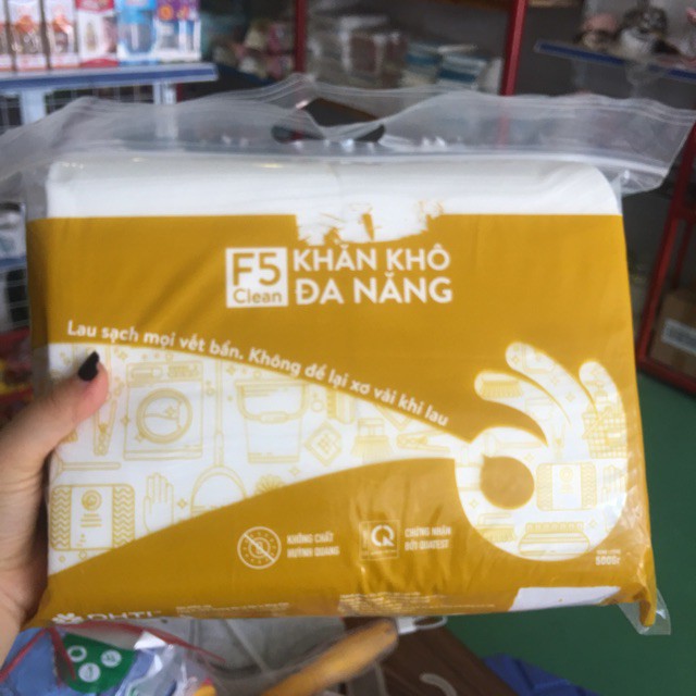 Khăn Vải Khô Đa Năng F5 Clean 500gr Sản Phẩm Mới Mamamy
