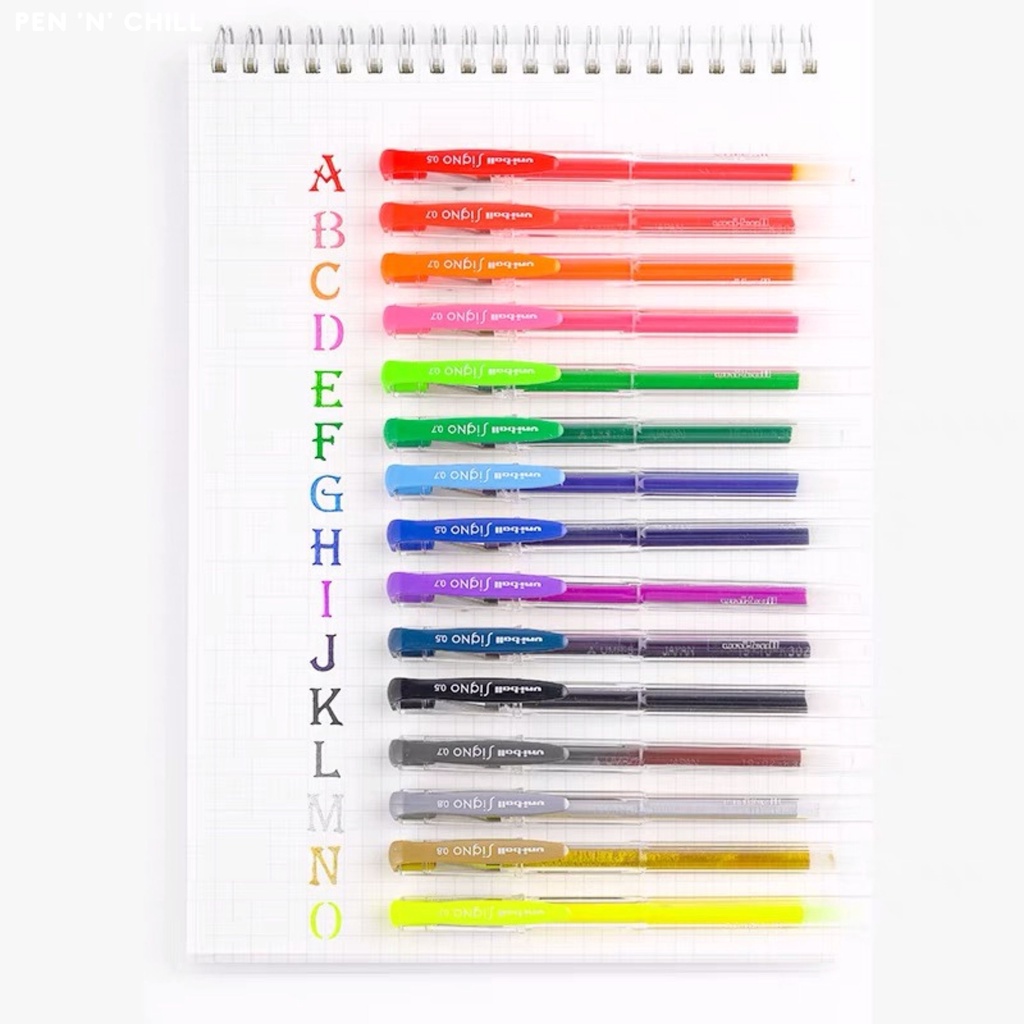 Bút gel Uni Signo UM-100 - Cỡ ngòi 0.5mm