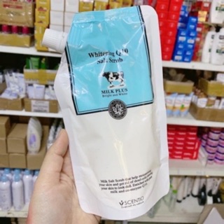 Muối tắm bò Scentio Beauty Buffet Q10 Whitening Salt Scrub 300g