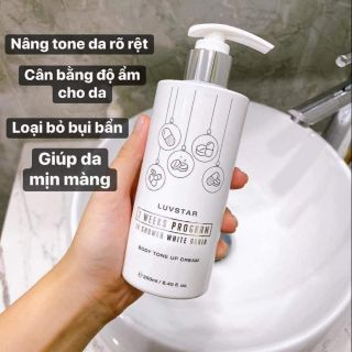 Sữa tắm trắng 💜FREESHIP💜 Tắm trắng Luvstar  Hàn Quốc 250ml [dưỡng da]