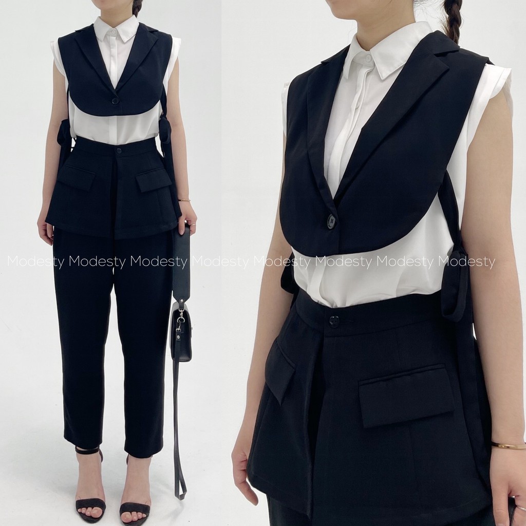 Modesty - Yếm vest dáng tròn Senor Apron