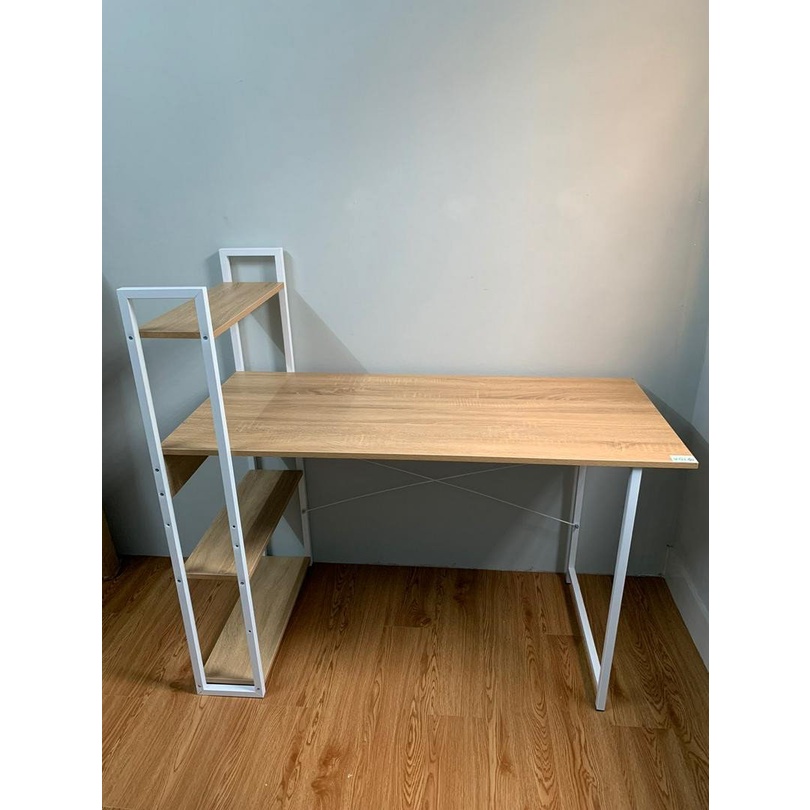 Bàn Làm Việc, Bàn Máy Tính Kèm Kệ Sách Tiện Dụng GM12