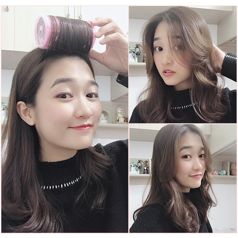 Set 2 Lô Uốn Tóc Mái / Uốn Tóc Tiện Dụng Cho Nữ
