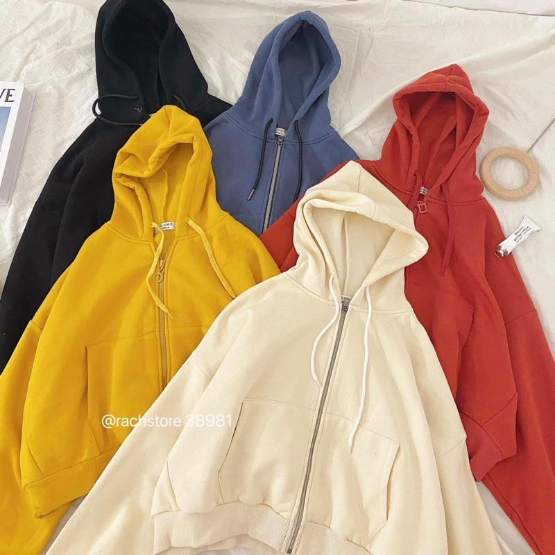 [RÁCH STORE] Áo khoác nỉ trơn crop tay cánh dơi | BigBuy360 - bigbuy360.vn