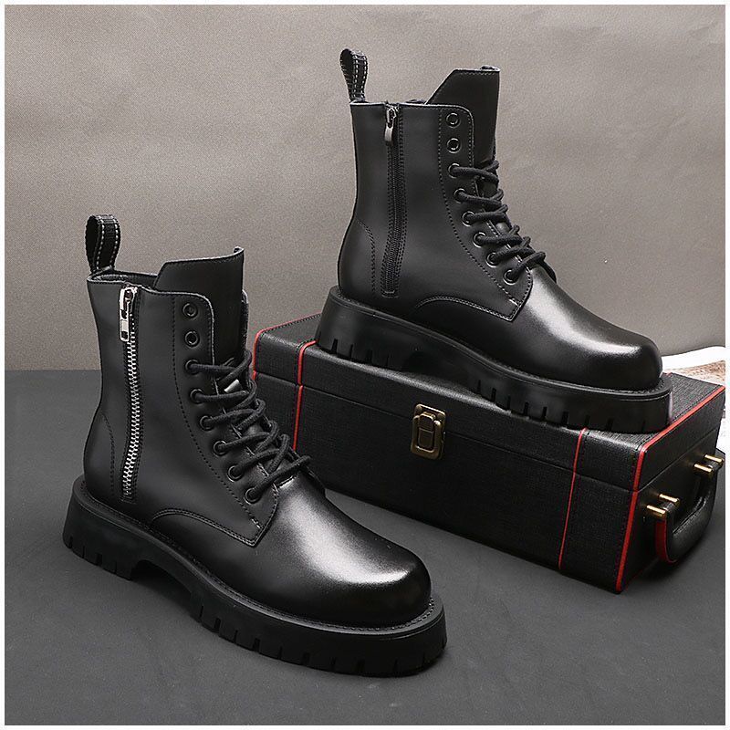 Giày Bốt Martin Da Đế Dày Thời Trang Mùa Thu 2022 Cho Nam