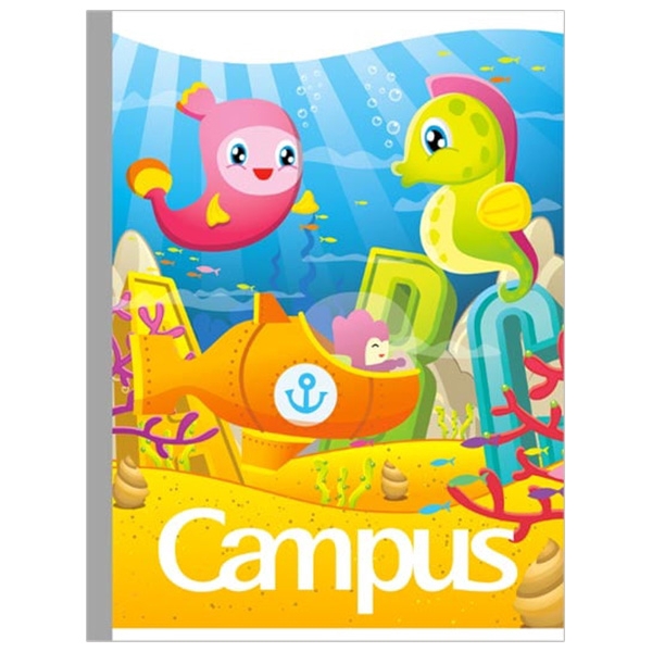 Tập Học Sinh Under The Sea - 4 Ô Ly 96 Trang ĐL 100g/m2 - Campus NB-AUTS96 (Mẫu Màu Giao Ngẫu Nhiên)