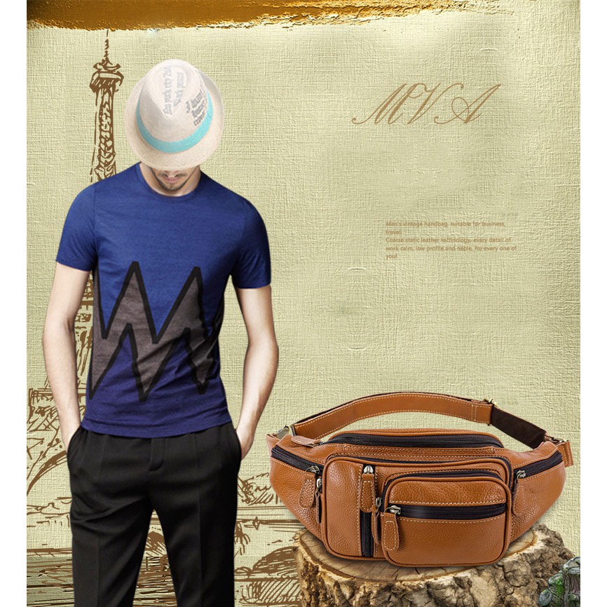 Túi Đeo Bụng Da Bò T126 – Mới Lạ & Ấn Tượng | BigBuy360 - bigbuy360.vn