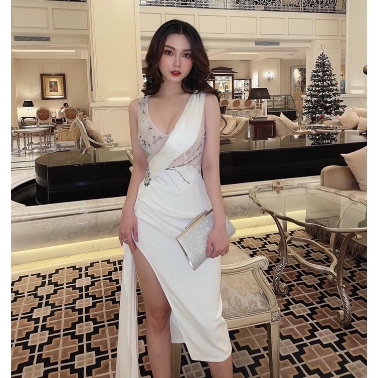 ĐẦM BODY DỰ TIỆC KẾT KIM SA full size S/M/L/XL