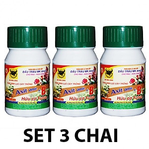 SET 3 chai B1 Amica Axit Amin Fulvic Axit 100ml phân bón tăng sinh lực cây trồng
