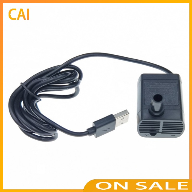 Máy Bơm Nước Mini 5v Dc Usb Không Chổi Than Tiếng Ồn Thấp Cho Bể Cá