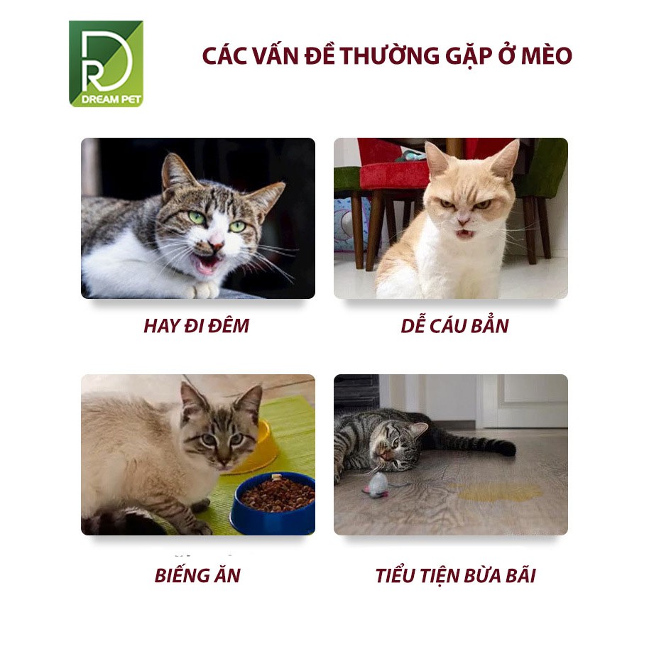 BỘT AN THẦN CHO MÈO KHI BỊ ĐỘNG DỤC - SẢN PHẨM CHẤT LƯỢNG-CHÍNH HÃNG