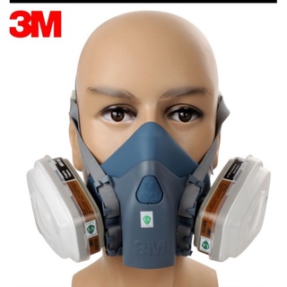 Mặt nạ phòng độc (chính hãng) 3M 7502 phun thuốc trừ sâu
