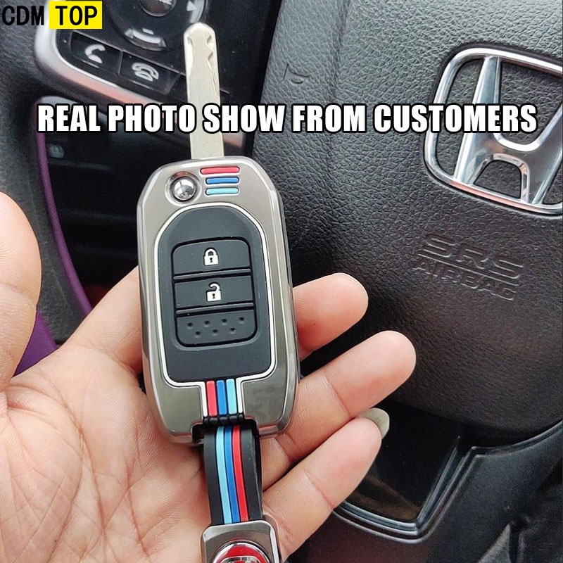 Vỏ Bọc Bảo Vệ Chìa Khóa Bằng Kim Loại Cho Xe Hơi Honda Civic city jazz