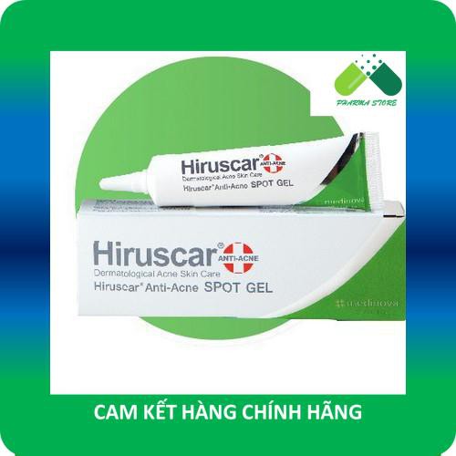 !!! Gel bôi mụn Hiruscar Anti Acne Spot Gel 10g [anti acnes, Hirusca]