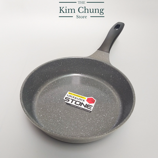 Chảo Vân Đá Chống Dính Đáy Từ Lock&Lock Stone 24cm LCA6243D - Hàng chính hãng