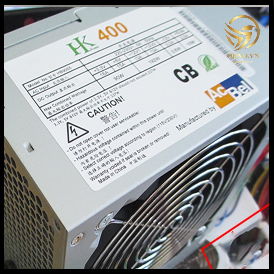 Bộ Nguồn Máy Tính ACBEL HK400 F12 CHÍNH HÃNG Nguồn Máy Tính PC Công Suất Thực Chính Hãng - OHNO Việt Nam | BigBuy360 - bigbuy360.vn