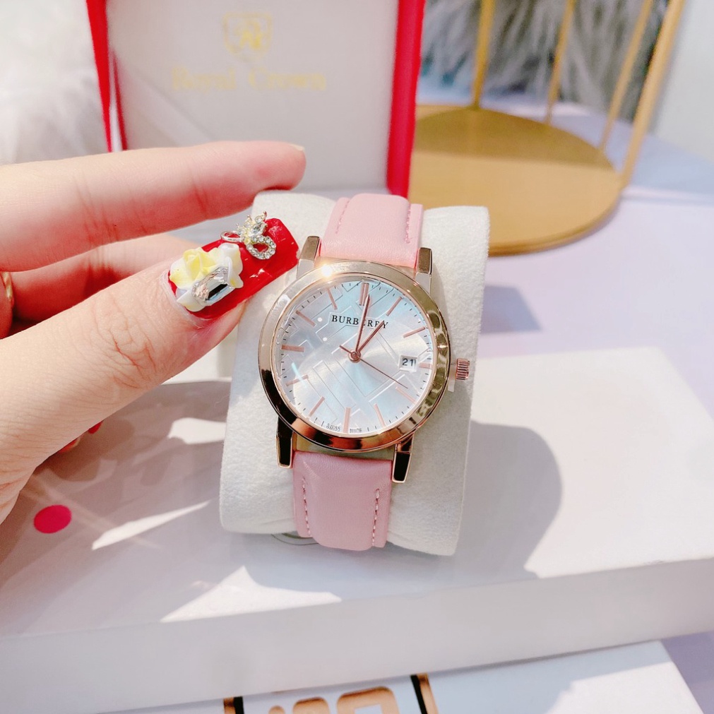Đồng hồ nữ BEBR dây da mềm bền đẹp sang trọng đeo cực sáng tay và nổi bật, chống nước, bảo hành 1 năm | BigBuy360 - bigbuy360.vn