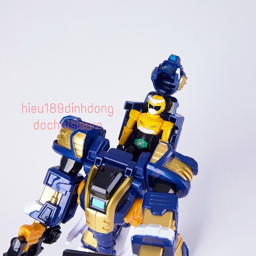 Lực lượng nhí x siêu nhân nhí miniforce animaltron Robot chiến binh thú Voi Elie