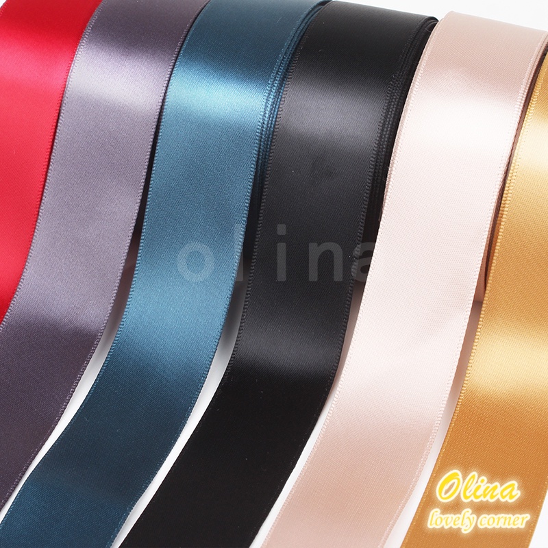 Cuộn dây ruy băng chiều dài 5m nhiều màu tùy chọn dành cho trang trí hộp quà