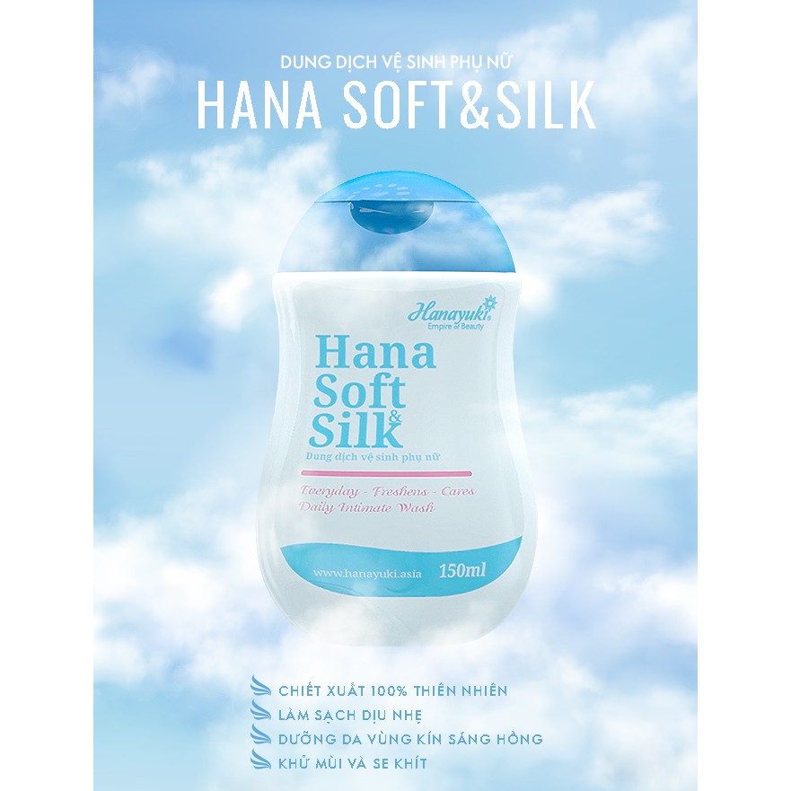 Dung Dịch Vệ Sinh Phụ Nữ Hana Soft Silk Hanayuki